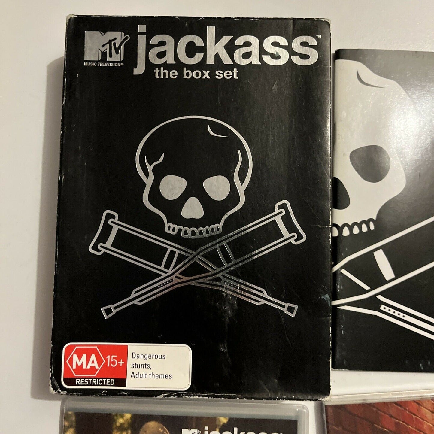 Jackass the Collector's Box Set (DVD, 2005, 4-Disc Set) Region 4