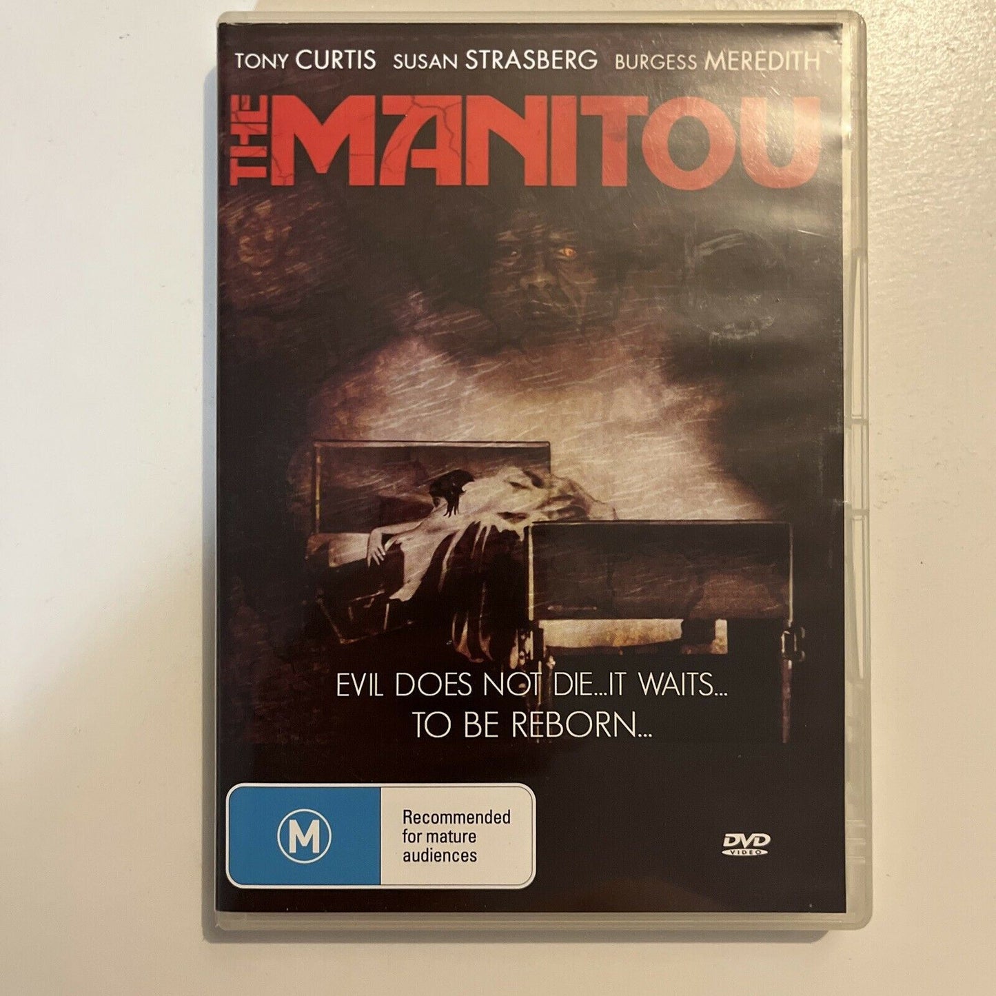 The Manitou (DVD, 1978) Tony Curtis, Susan Strasberg. All Regions