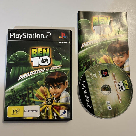 Ben 10 Protector of Earth - PS2 Playstation 2 PAL Game with Manual