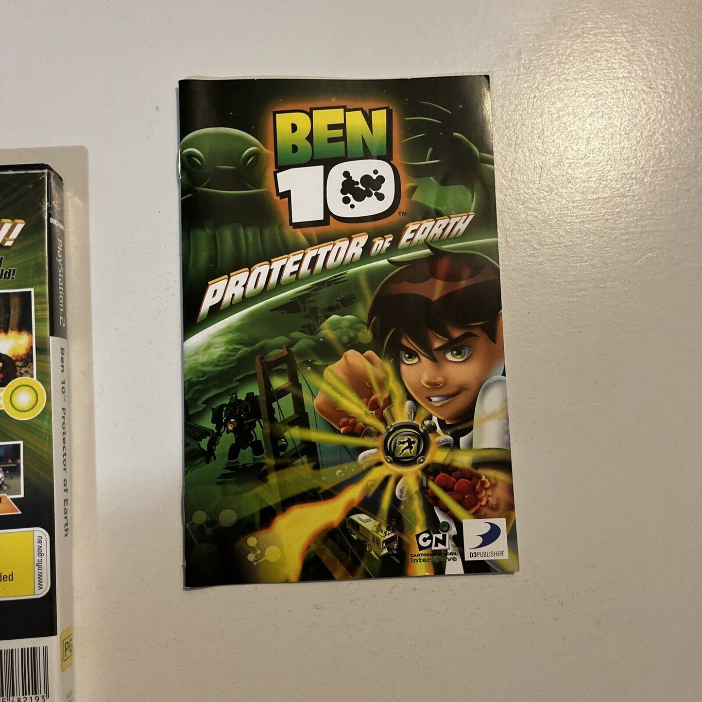 Ben 10 Protector of Earth - PS2 Playstation 2 PAL Game with Manual