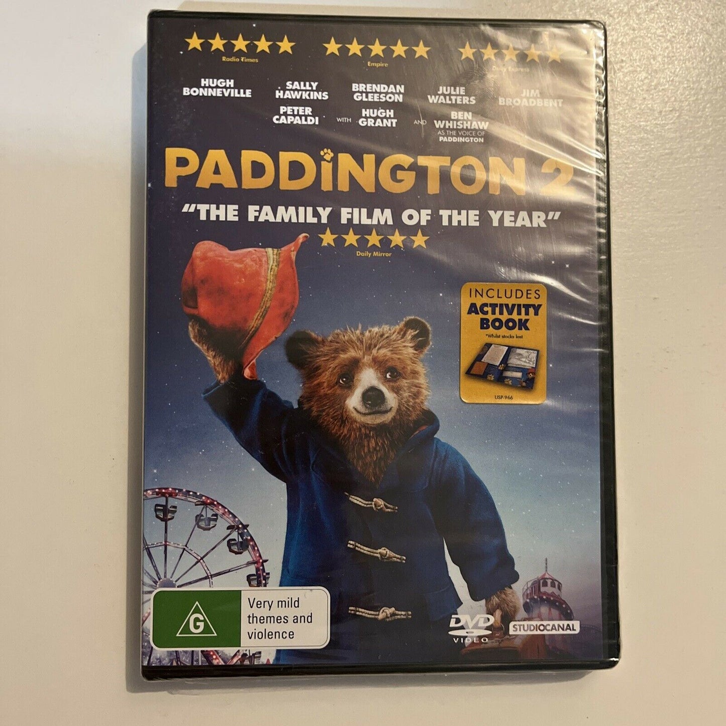 *New Sealed* Paddington 2 (DVD, 2017) Animated Family Film. Region 4&2