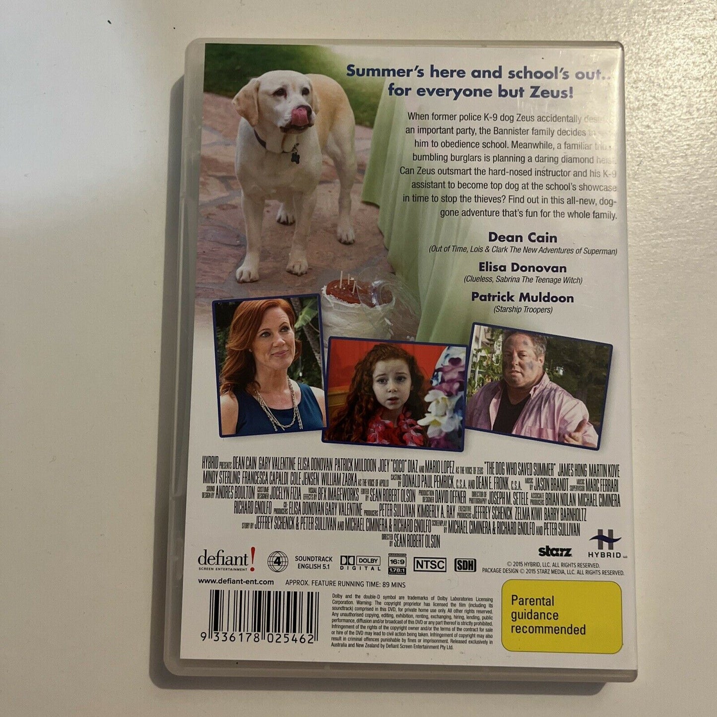 The Dog Who Saved Summer (DVD, 2015) Joey Diaz, Elisa Donavan,  Region 4