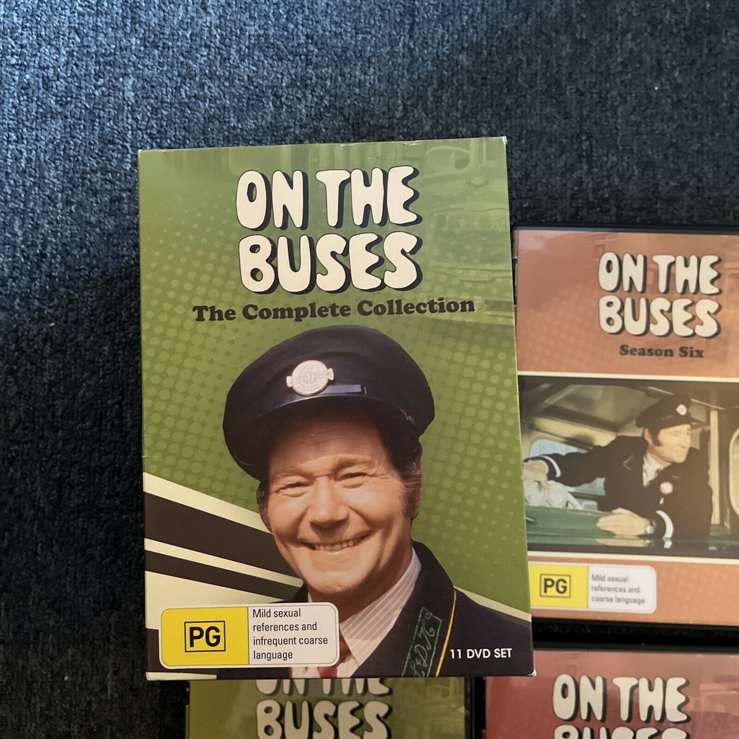 ON THE BUSES : The COMPLETE Collection Series 1-7 (DVD, 1973, 11-Disc) Region 4