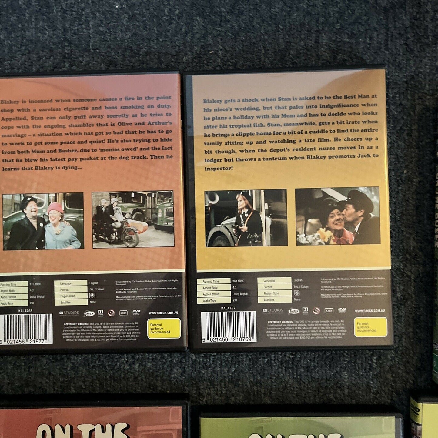 ON THE BUSES : The COMPLETE Collection Series 1-7 (DVD, 1973, 11-Disc) Region 4