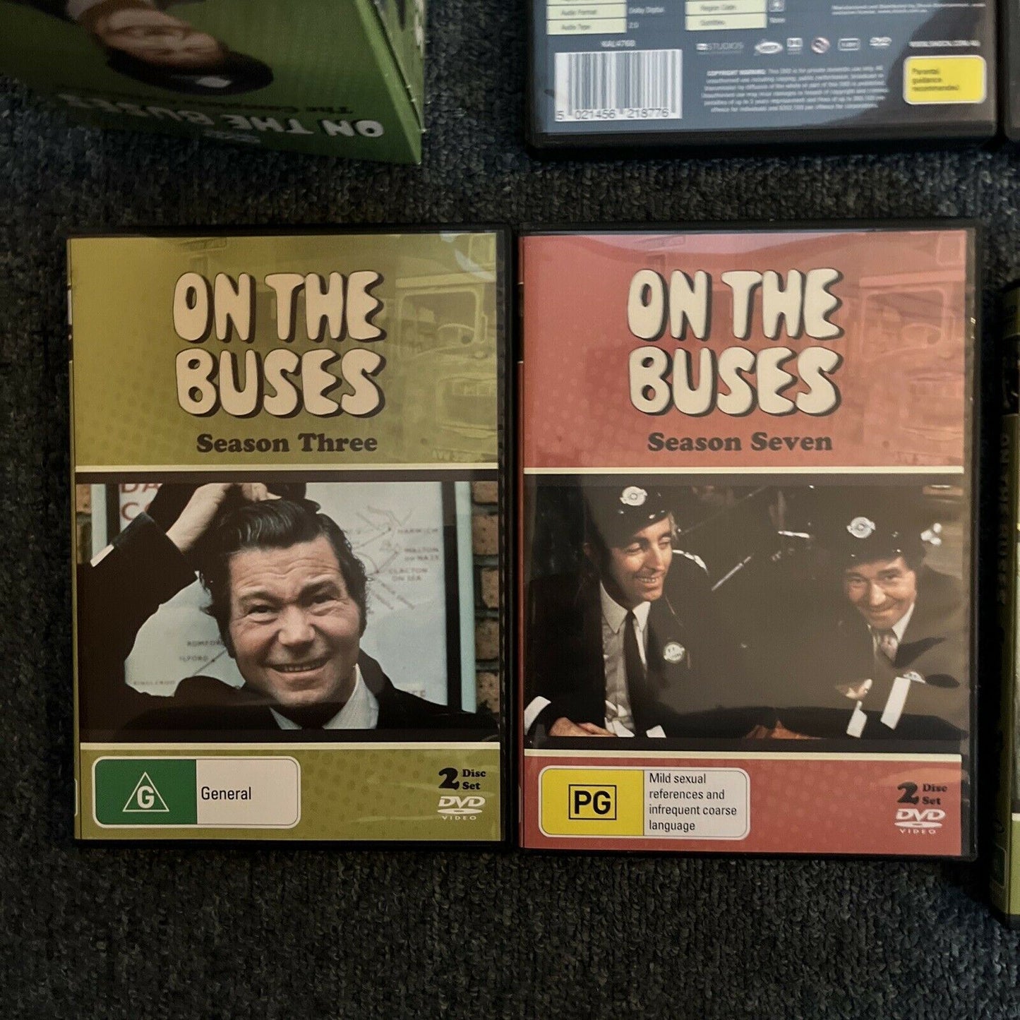 ON THE BUSES : The COMPLETE Collection Series 1-7 (DVD, 1973, 11-Disc) Region 4