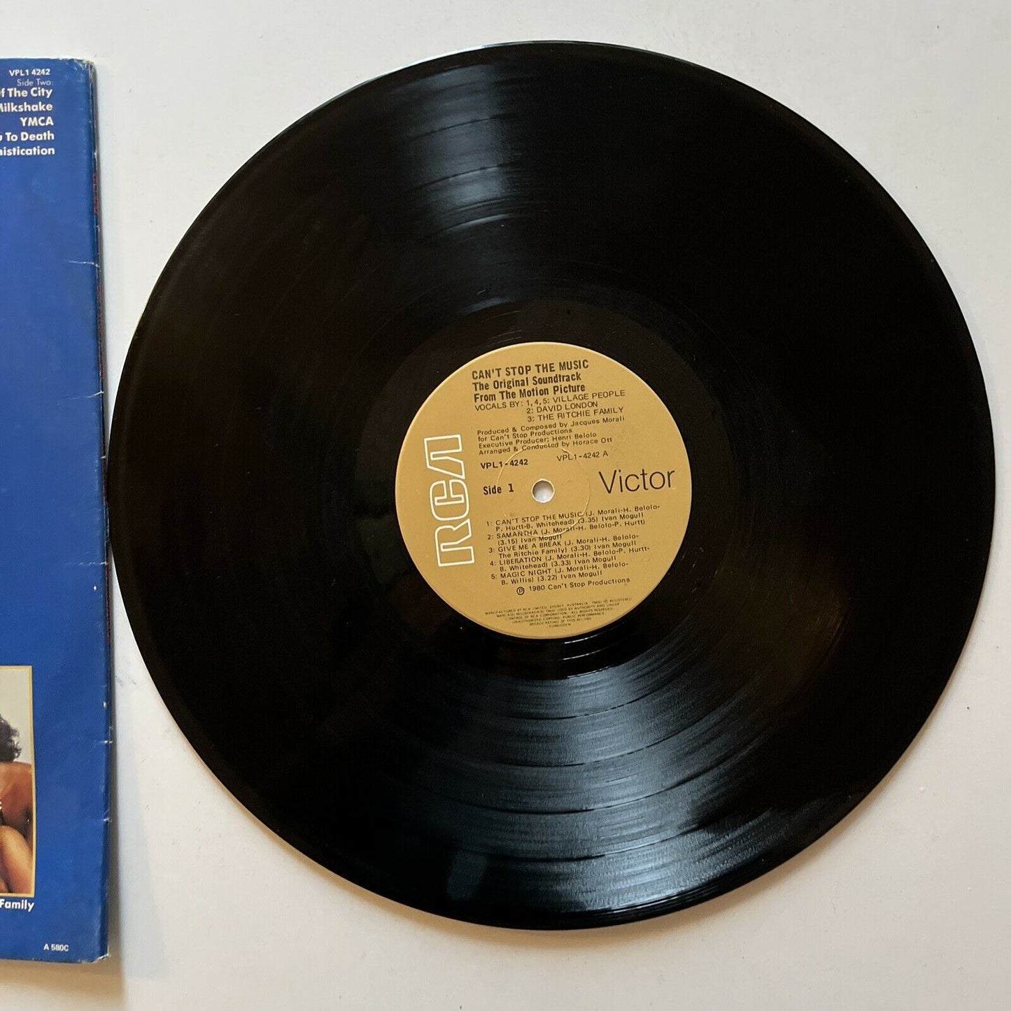 Village People - Can’t Stop The Music - Original Soundtrack (Vinyl, 1980) 12” LP