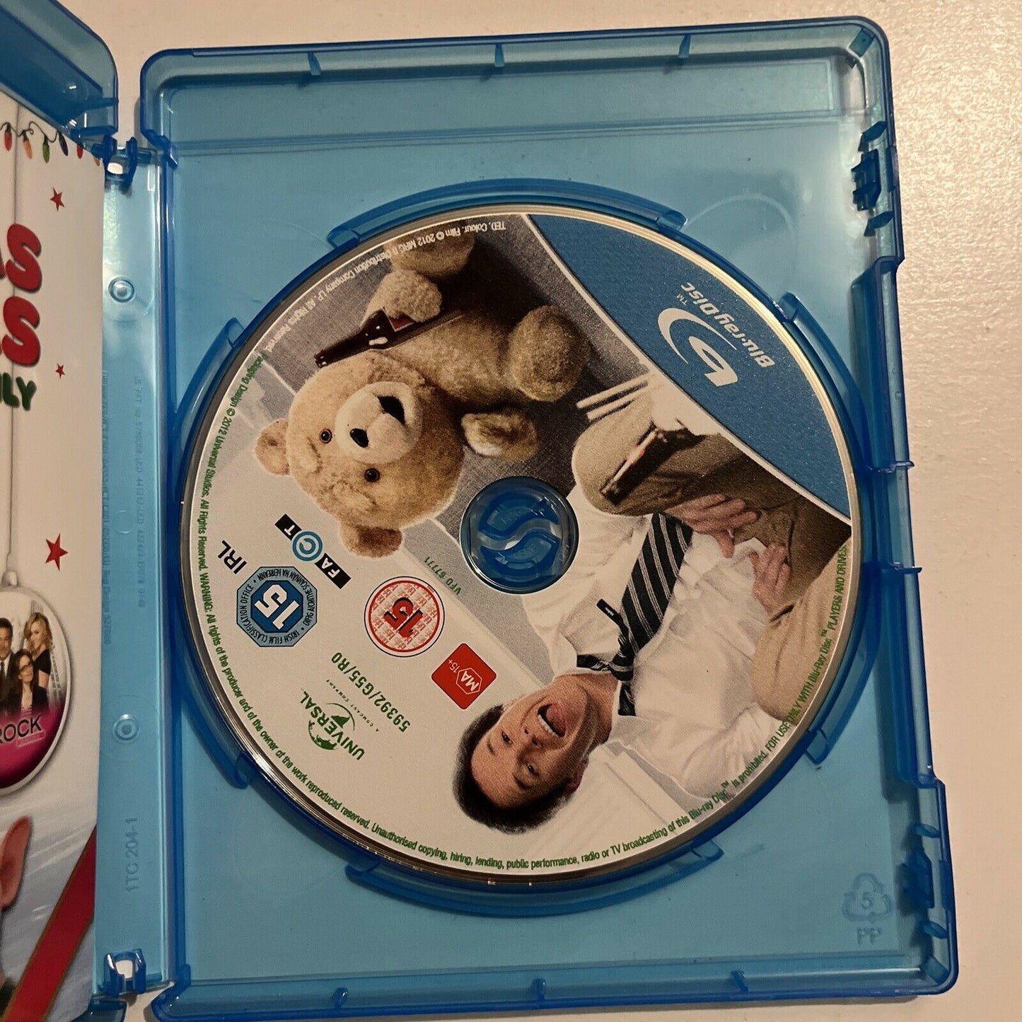 Ted (Bluray, 2012) Mark Wahlberg, Patrick Stewart, Seth MacFarlane. Region B