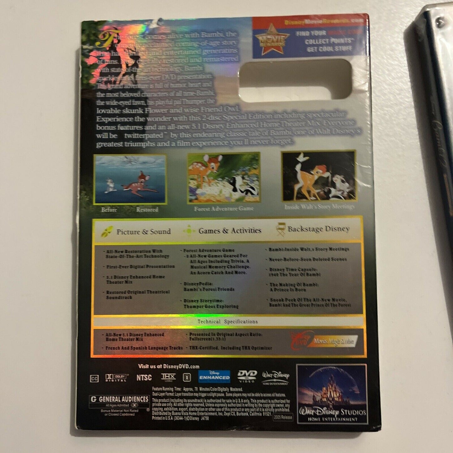 Bambi / Bambi 2 - Special Edition (DVD, 2006, 3-Disc) Region 4
