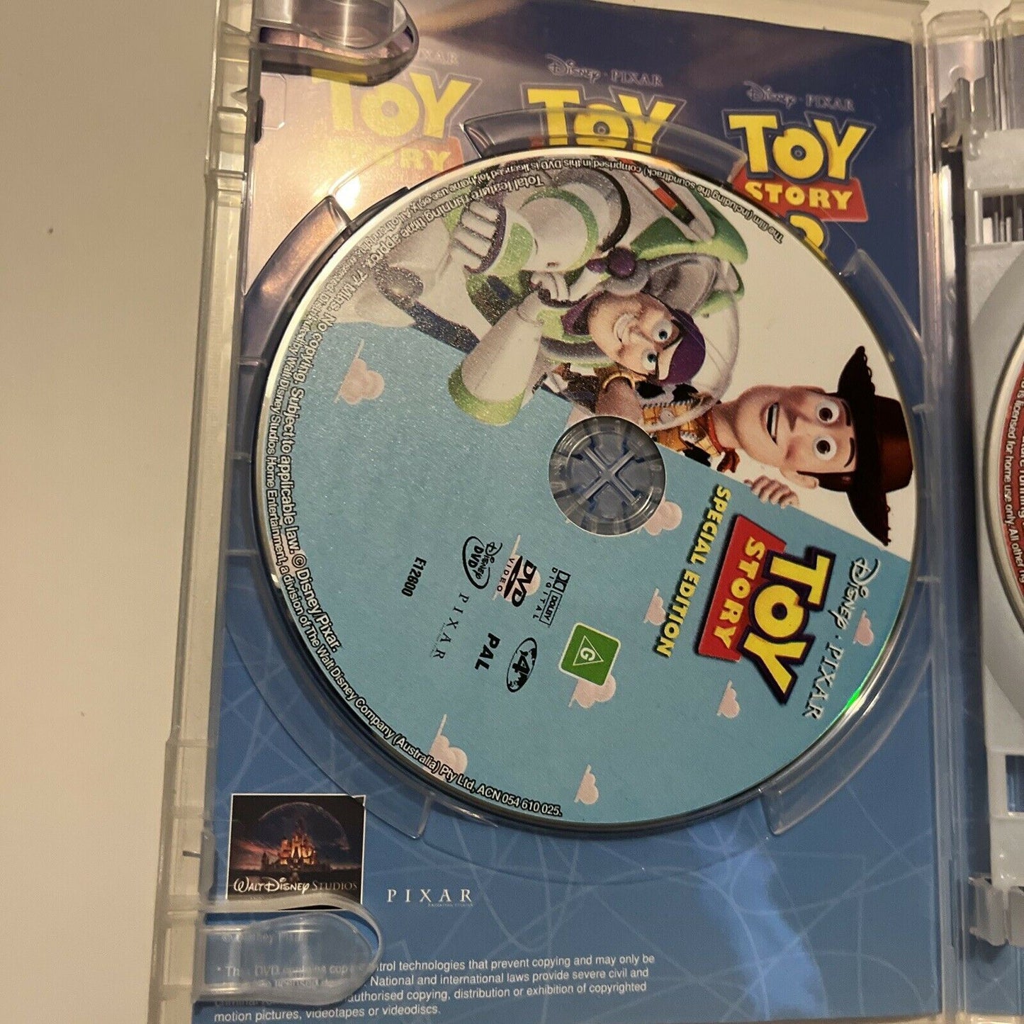 Toy Story / Toy Story 2 / Toy Story 3 (DVD, 2010, 3-Disc) Region 4