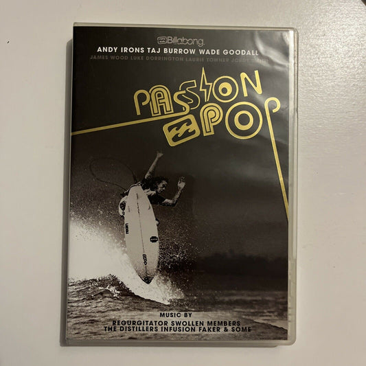 Billabong: Passion Pop (DVD) Andy Irons, Taj Borrow, Wade Goodall