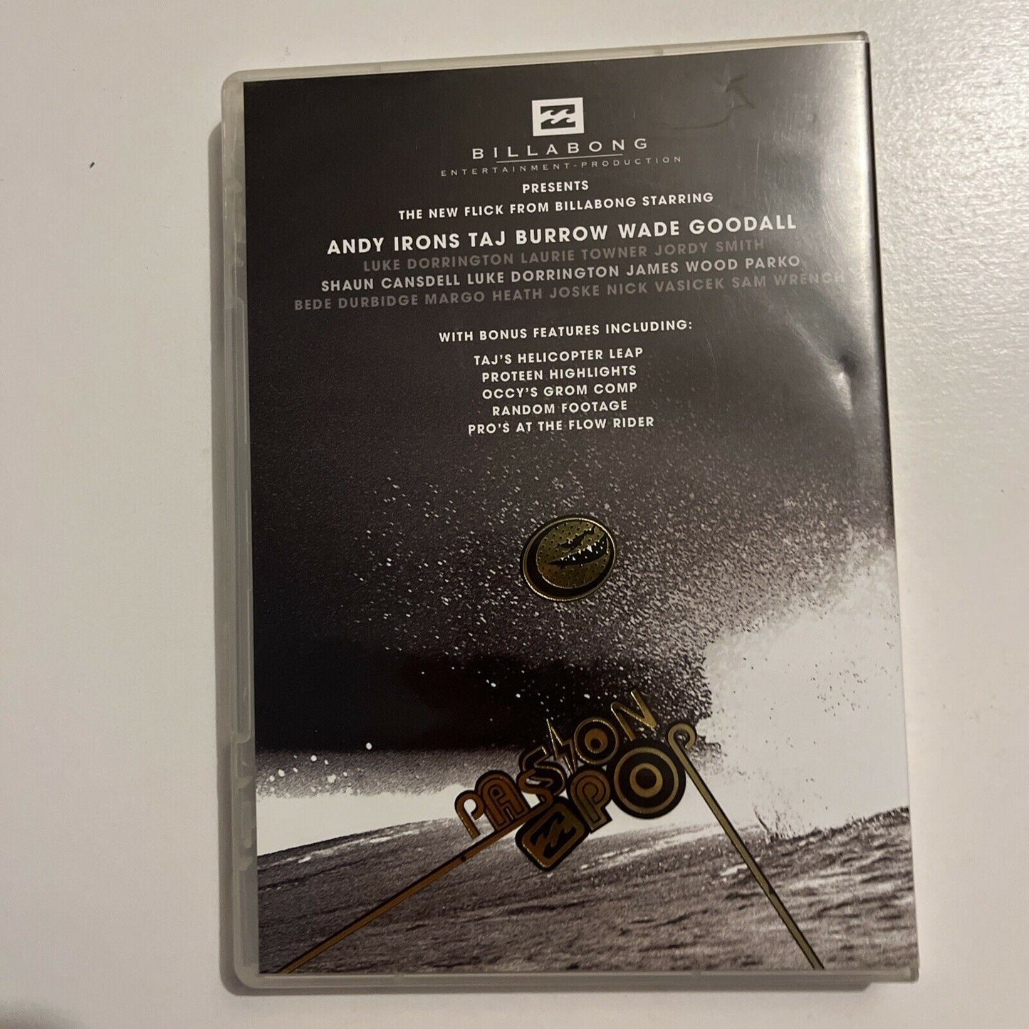 Billabong: Passion Pop (DVD) Andy Irons, Taj Borrow, Wade Goodall