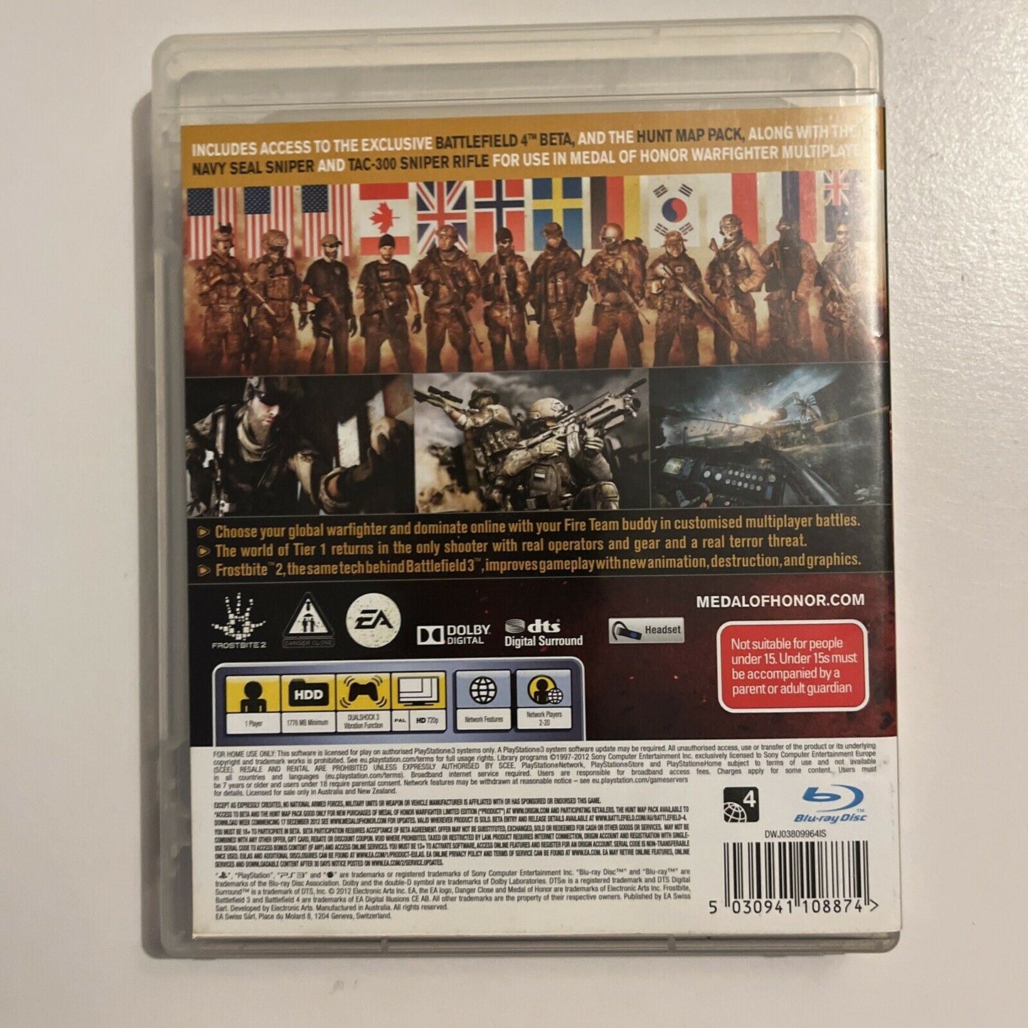 Medal of Honor Warfighter Limited Edition - PS3 PlayStation 3 Game