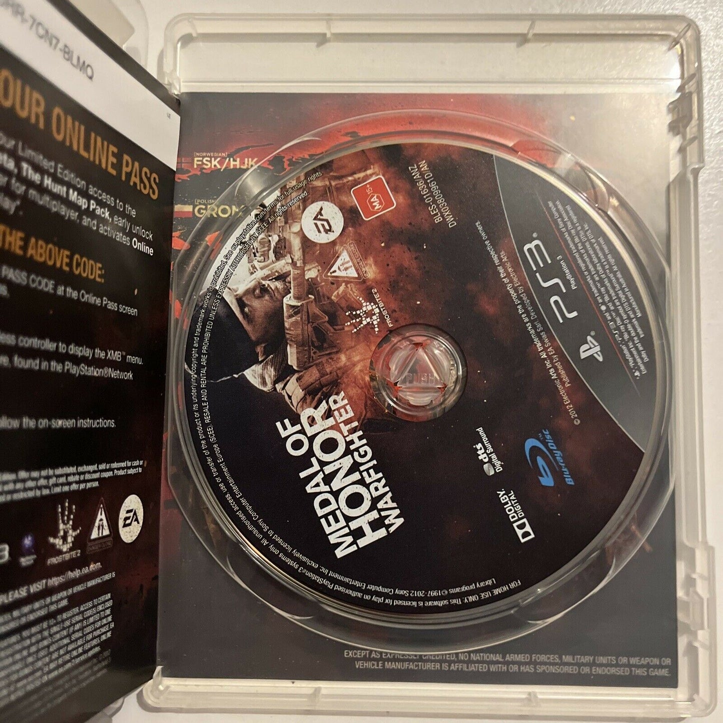 Medal of Honor Warfighter Limited Edition - PS3 PlayStation 3 Game