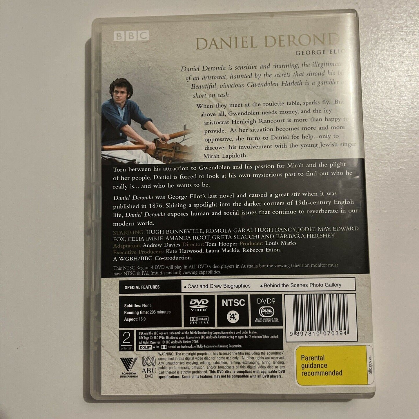 Daniel Deronda (DVD, 2006) Edward Fox, Hugh Bonneville, Hugh Dancy BBC Region 4