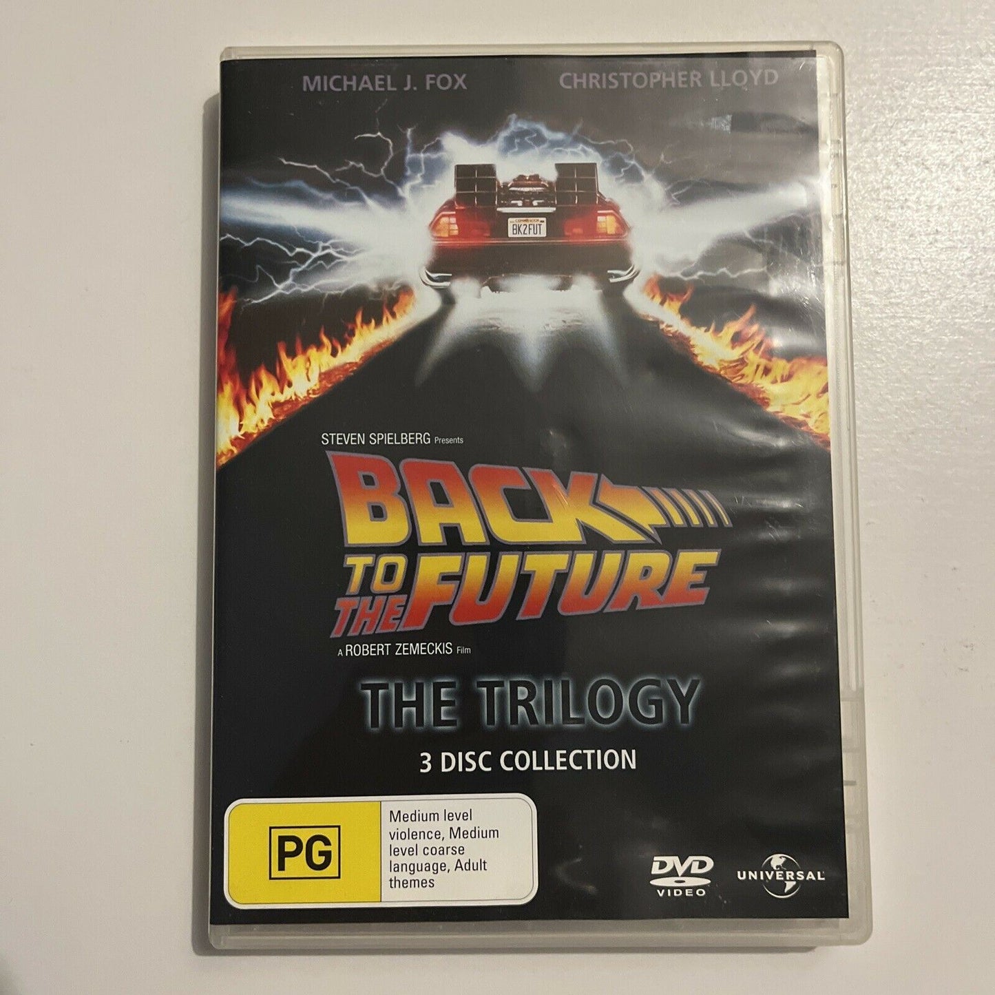 Back To The Future - The Trilogy (DVD, 1990, 3-Disc) Region 4&2