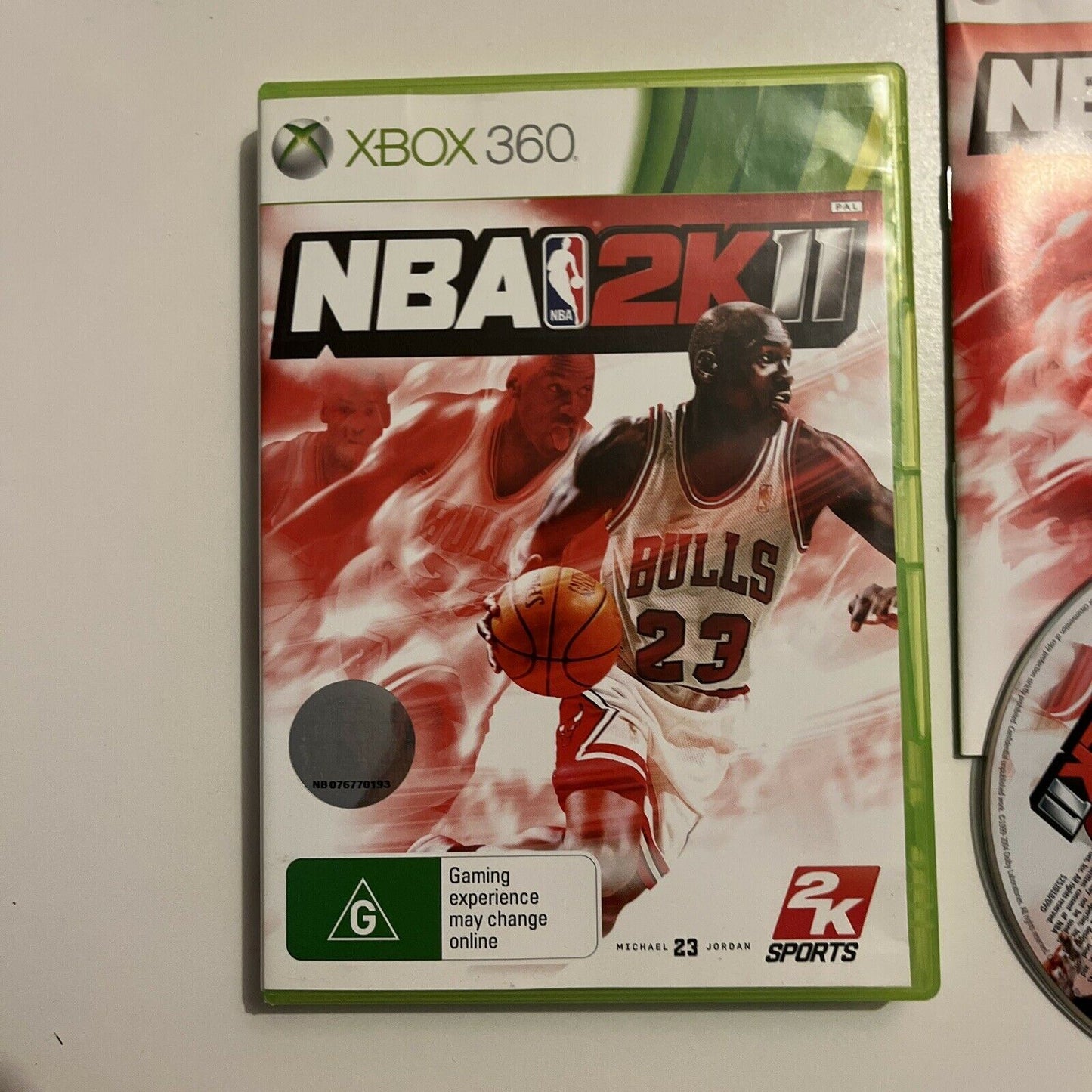 NBA 2K11 - Microsoft Xbox 360 PAL Game Complete with Manual Michael Jordan Cover