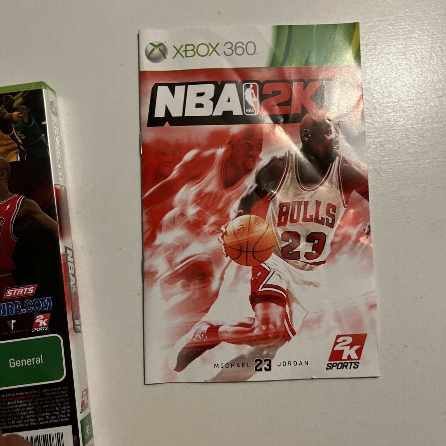 NBA 2K11 - Microsoft Xbox 360 PAL Game Complete with Manual Michael Jordan Cover