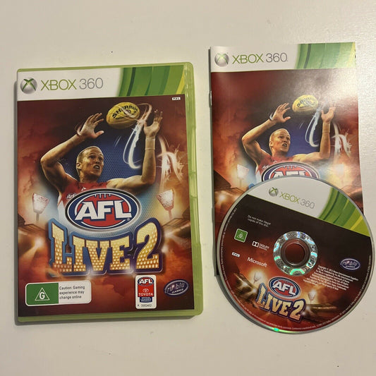 AFL Live 2 - Xbox 360 With Manual PAL