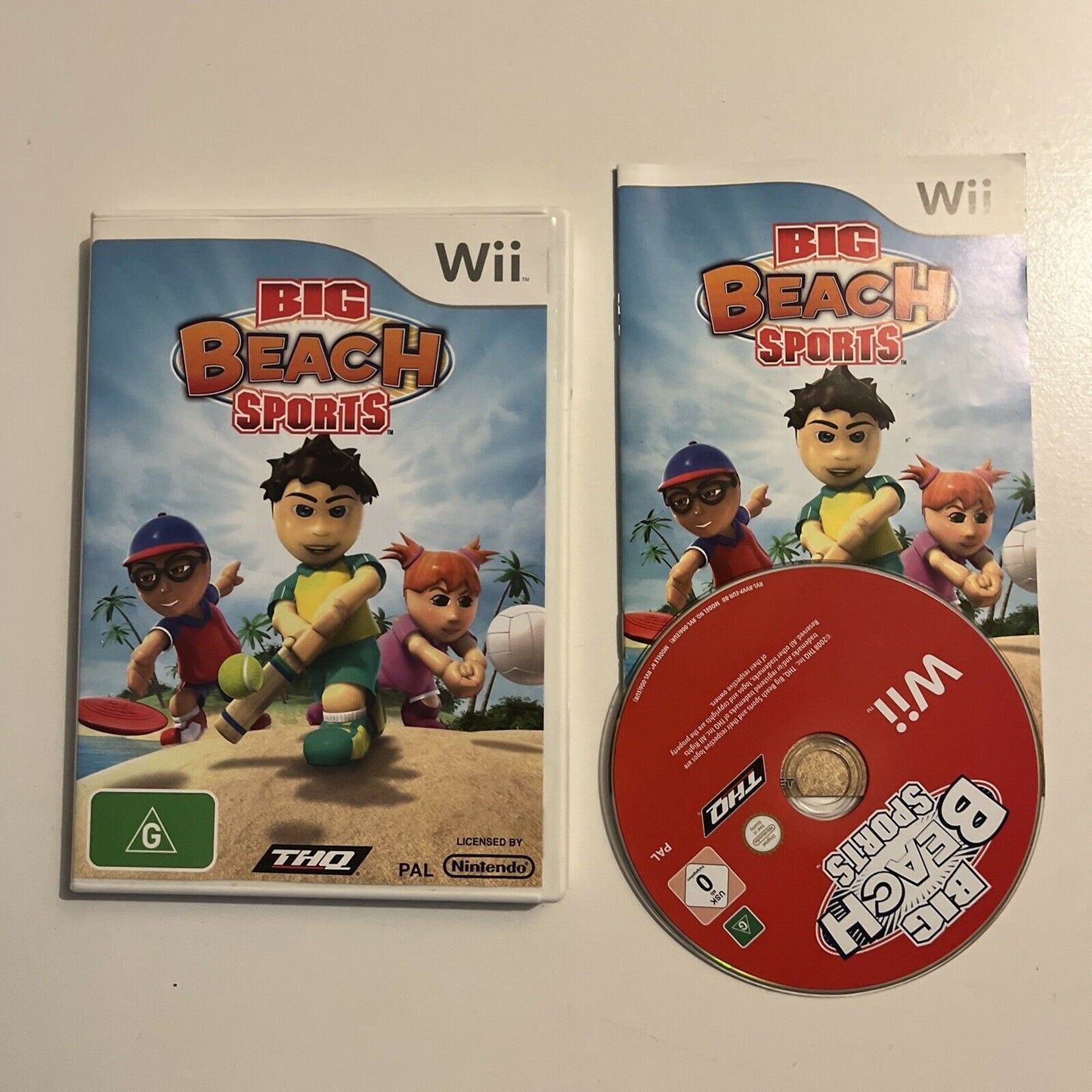 Big Beach Sports Nintendo Wii Game With Manual PAL