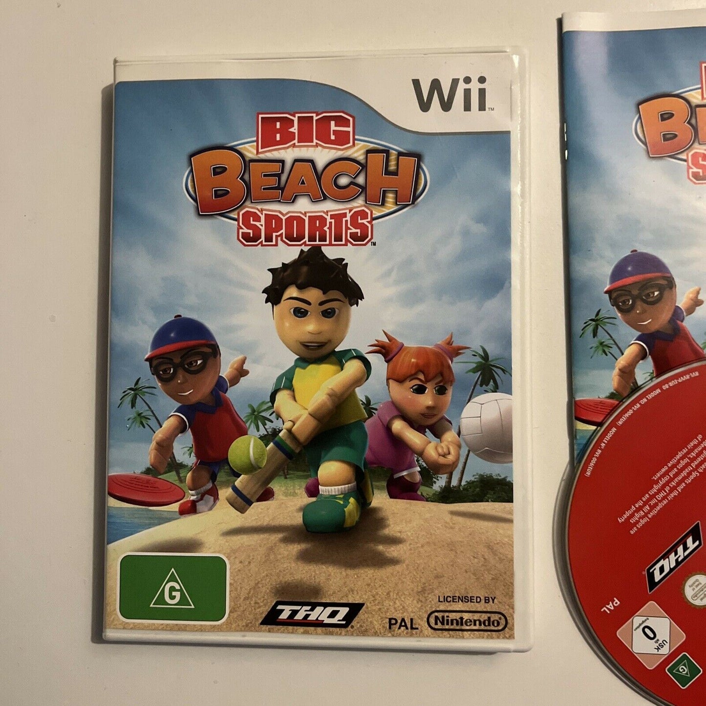 Big Beach Sports Nintendo Wii Game With Manual PAL