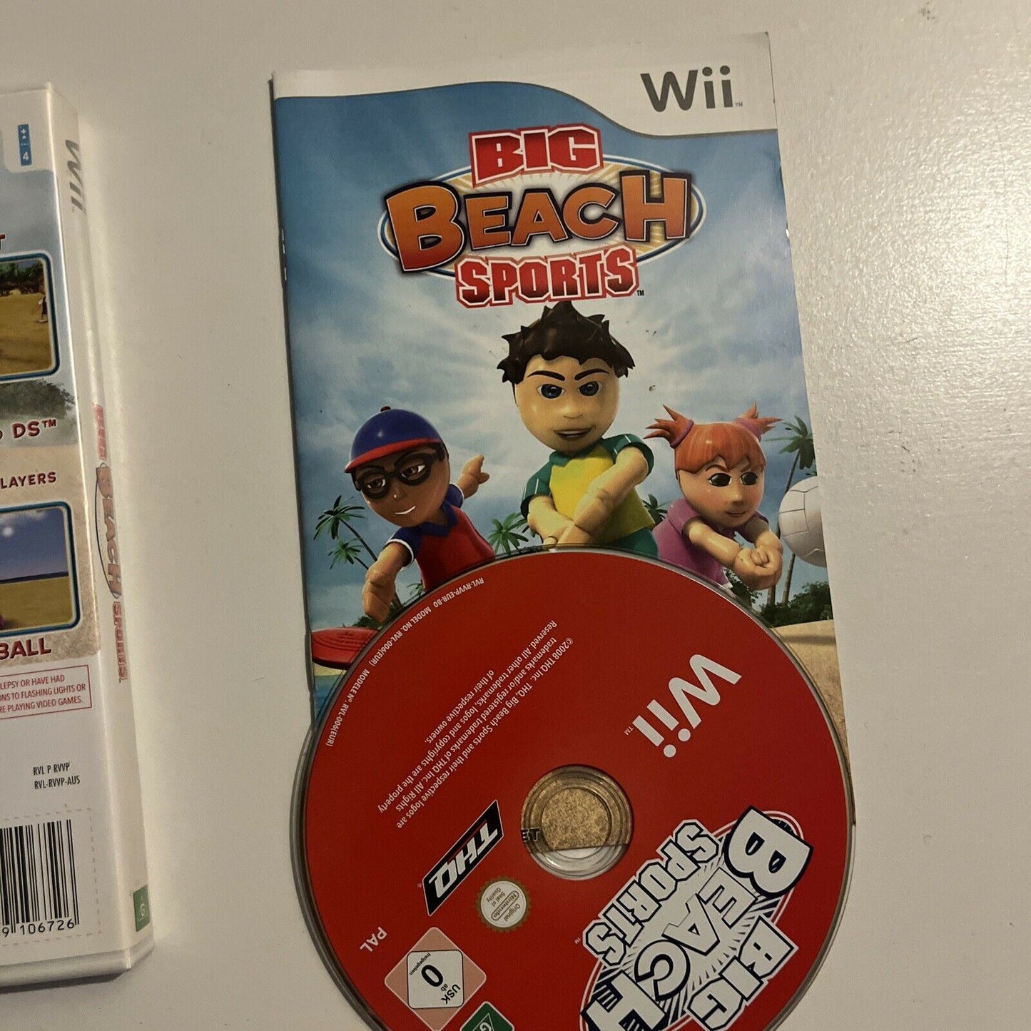 Big Beach Sports Nintendo Wii Game With Manual PAL