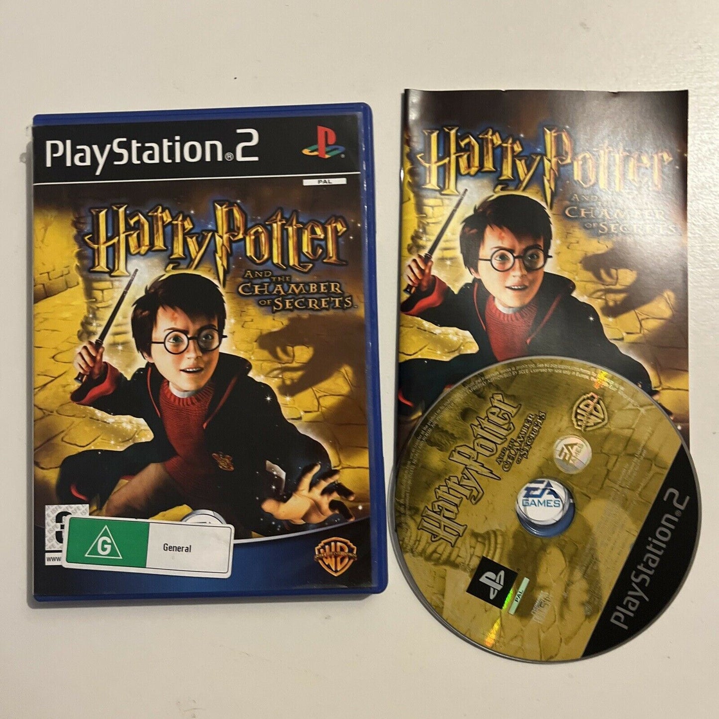 Harry Potter And The Chamber Of Secrets - Sony Playstation 2 PS2 With Manual PAL