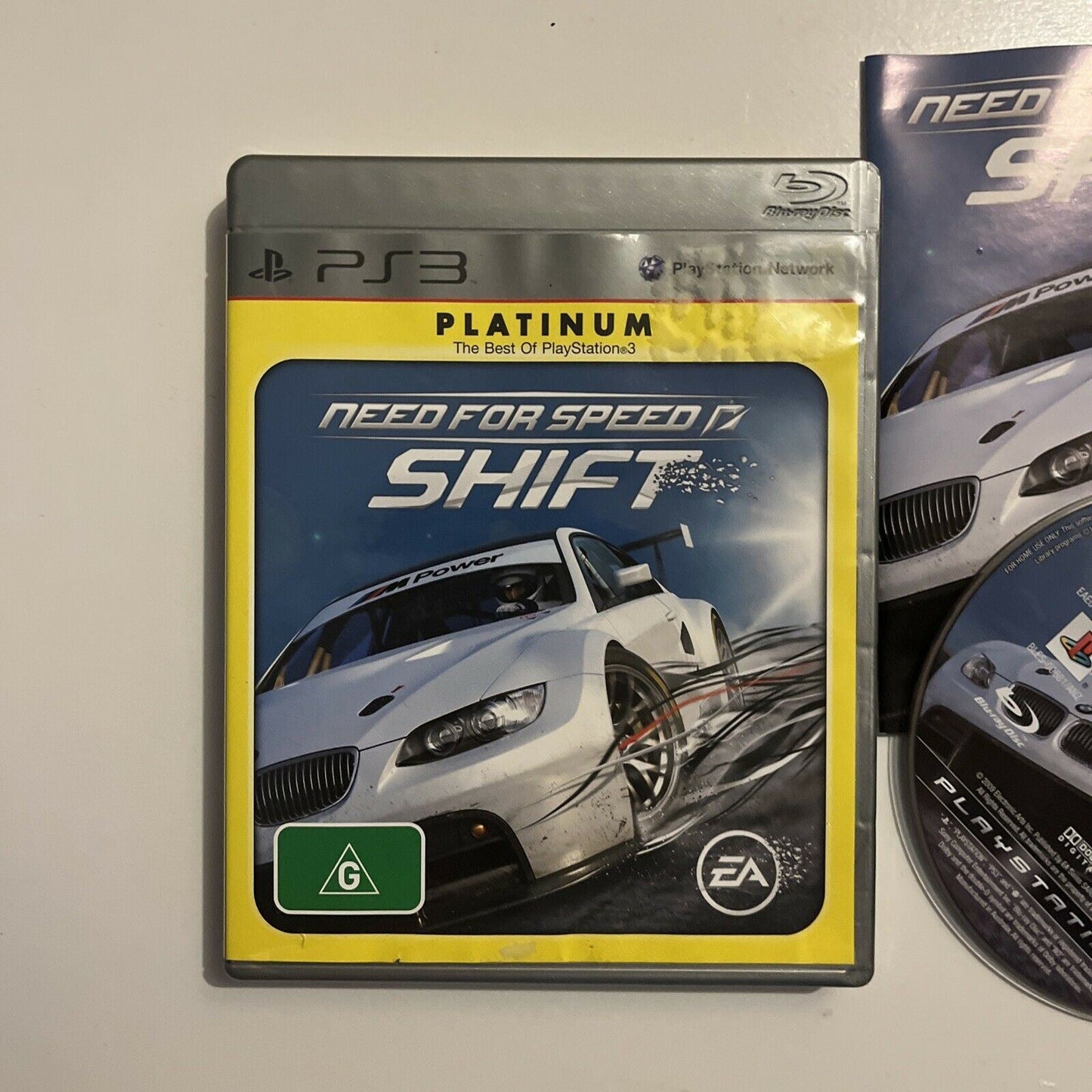 Need For Speed Shift - Platinum Edition - PS3 Game With Manual