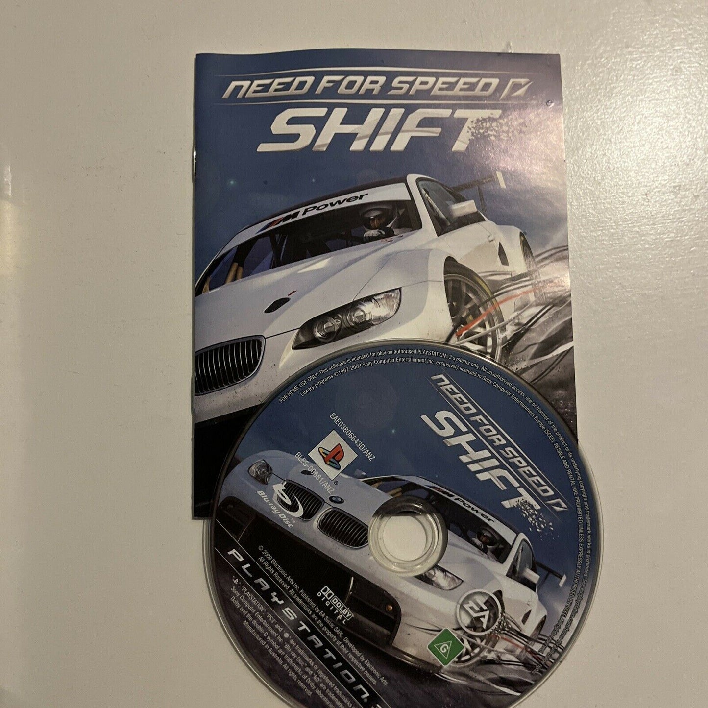 Need For Speed Shift - Platinum Edition - PS3 Game With Manual