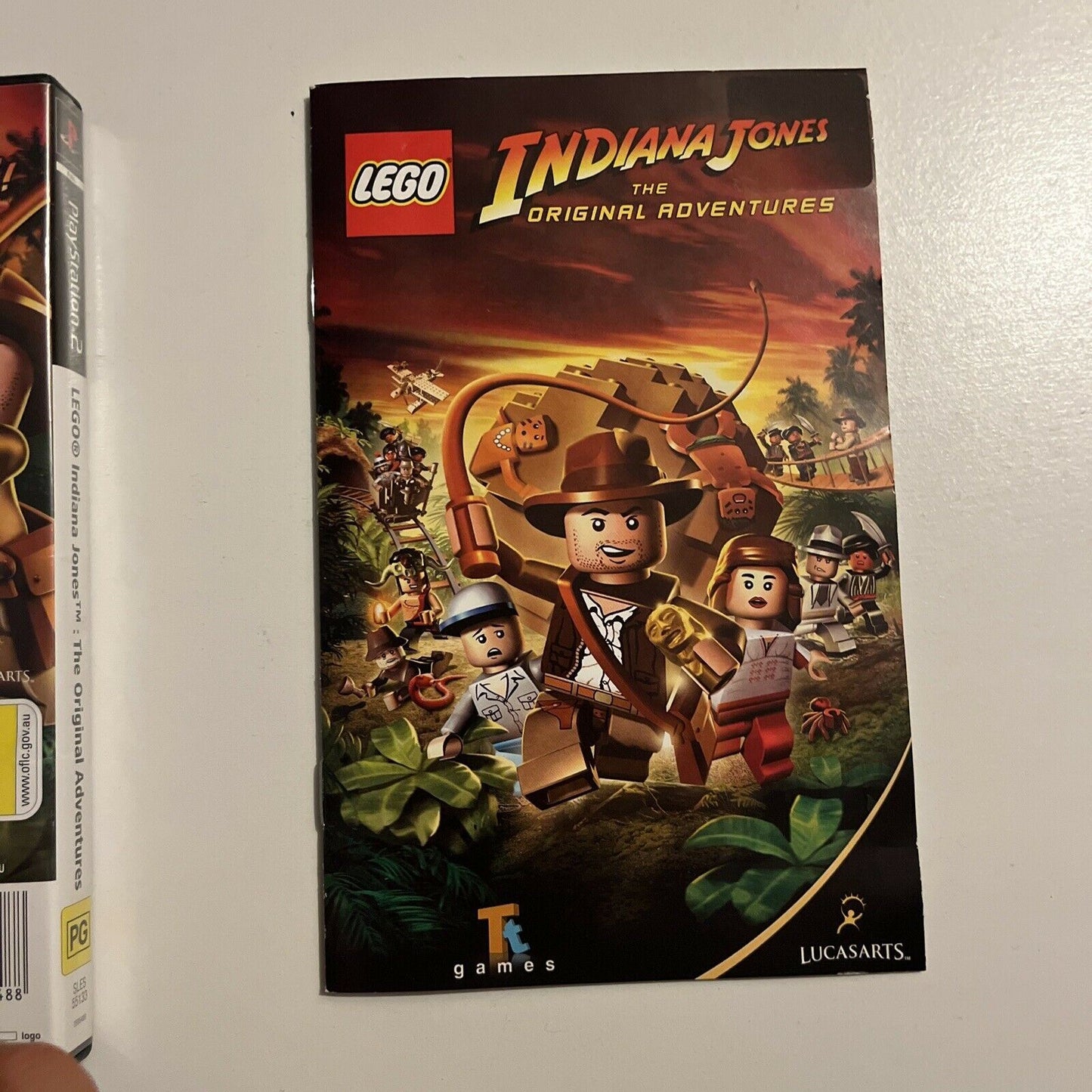 LEGO Indiana Jones: The Original Adventures - PS2 PlayStation With Manual PAL