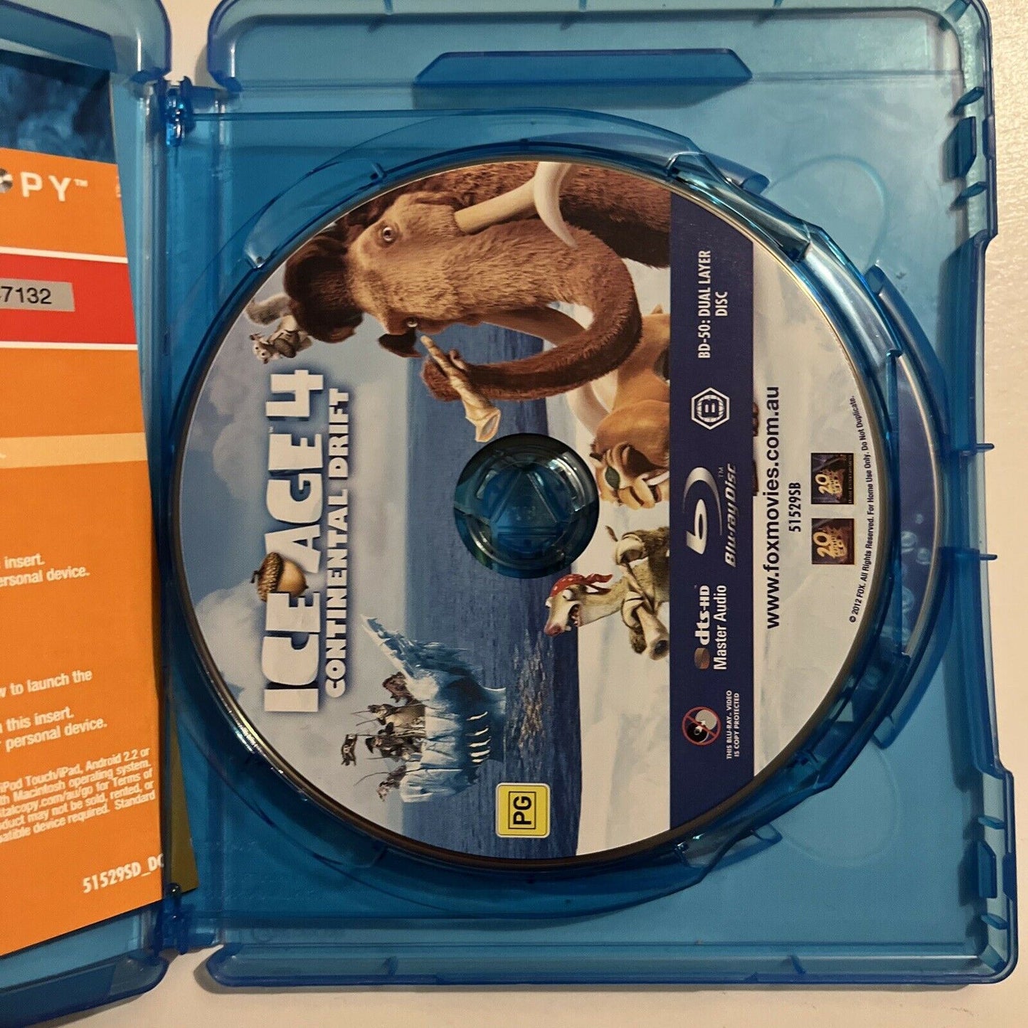 Ice Age 4 - Continental Drift (Bluray, 2012, 2-Disc) Region B