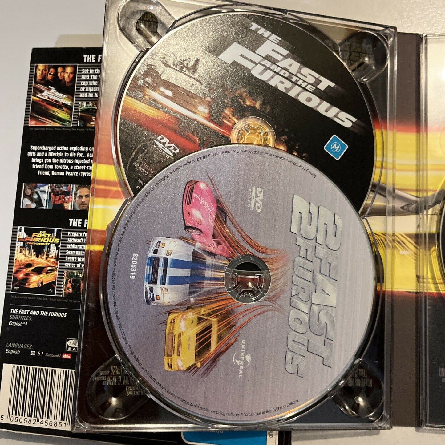 The Fast And The Furious - Ultimate Collection 3 (DVD, 2006, 3-Disc) Region 4&2