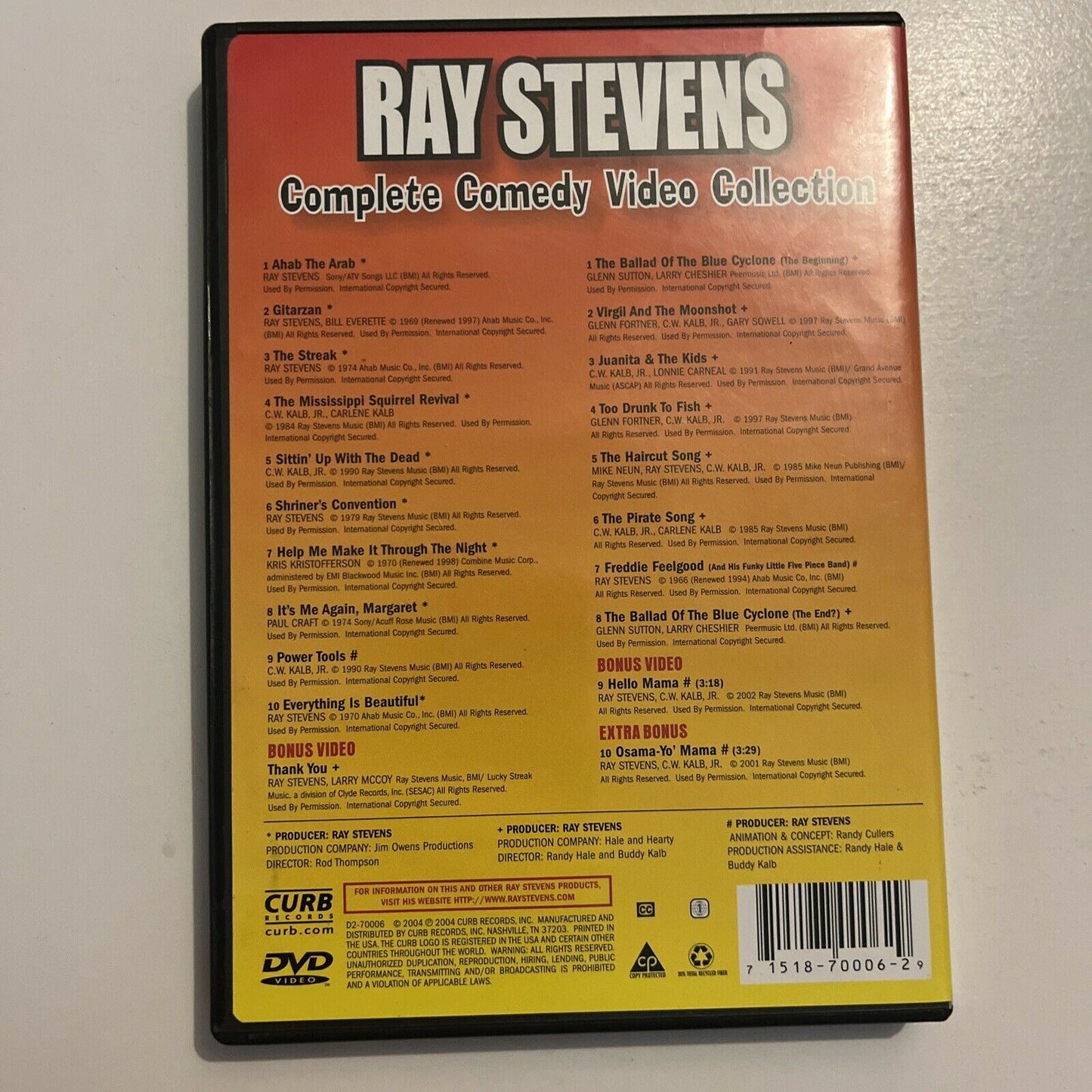 Ray Stevens - Complete Comedy Video Collection (DVD, 2004, 2-Disc)