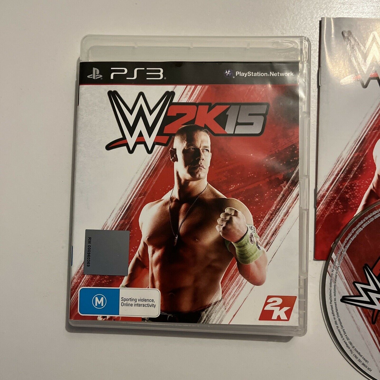 WWE 2K15 (Sony PlayStation 3, 2014) PS3 Game With Manual