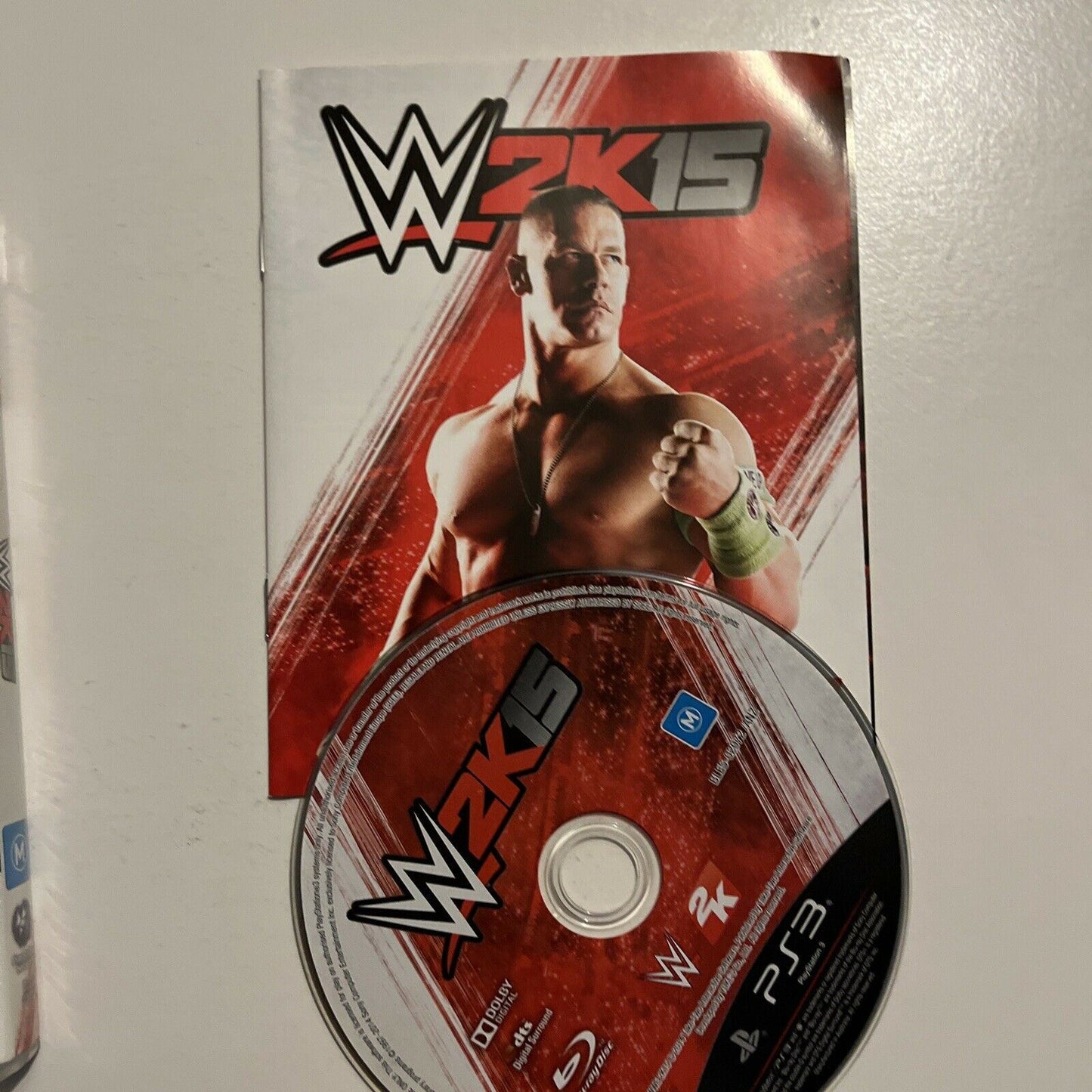 WWE 2K15 (Sony PlayStation 3, 2014) PS3 Game With Manual