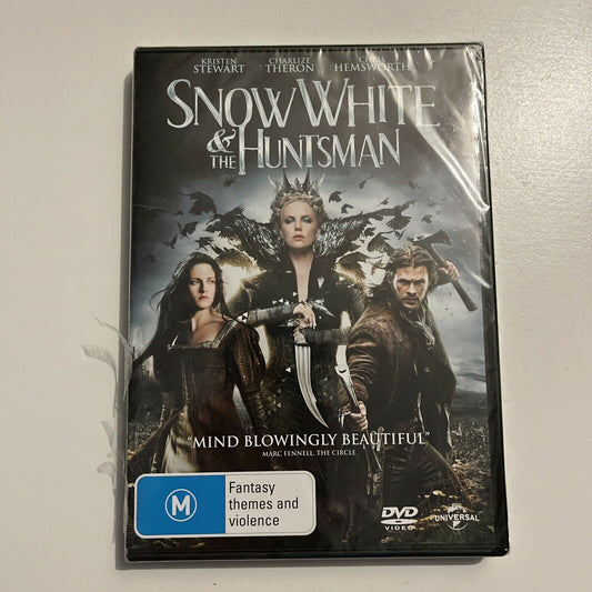 *New Sealed* Snow White & The Huntsman (DVD, 2012) Charlize Theron. Region 4&2