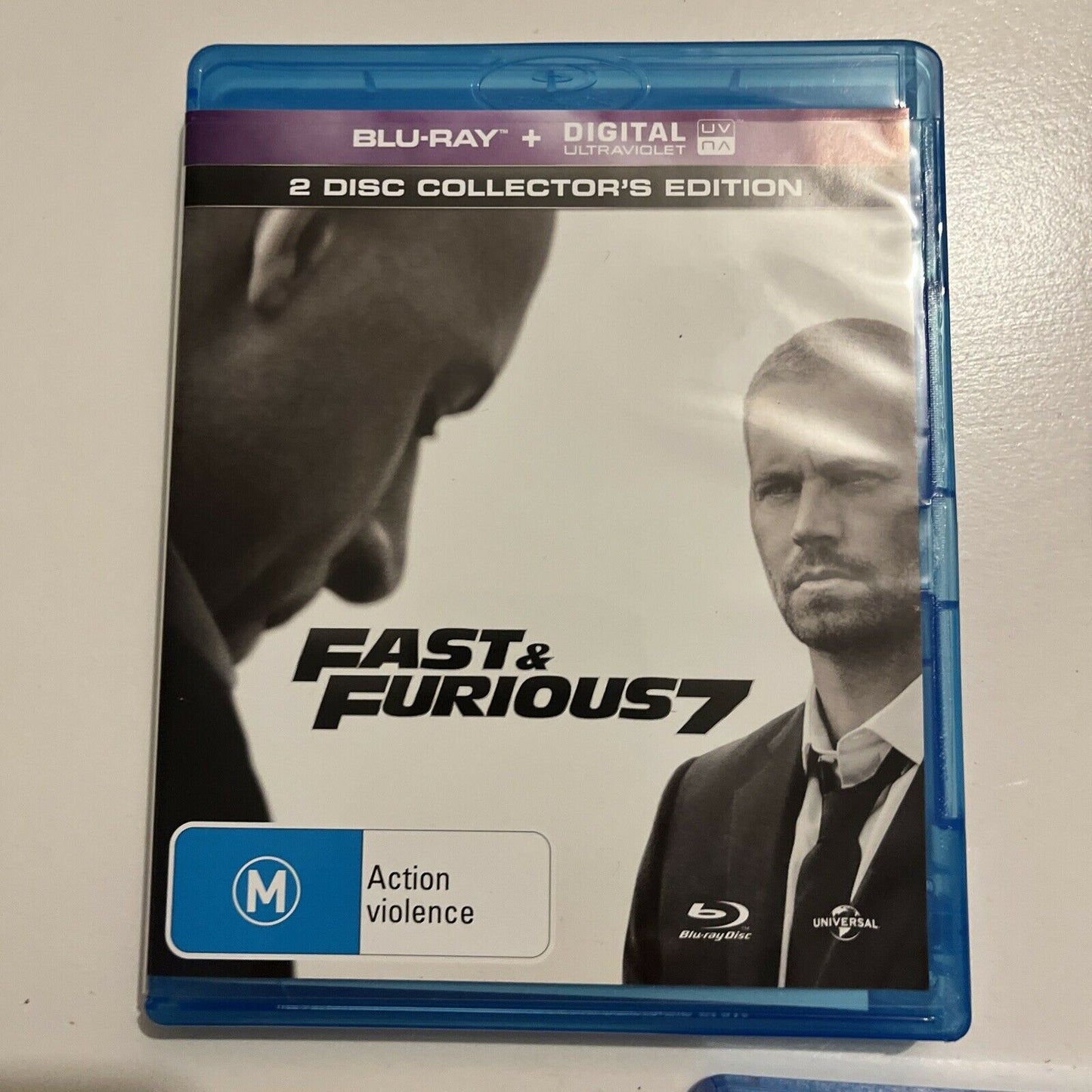 The Fate Of The Furious / Fast & Furious 7 (Blu-ray, 2019, 3-Disc) Region B