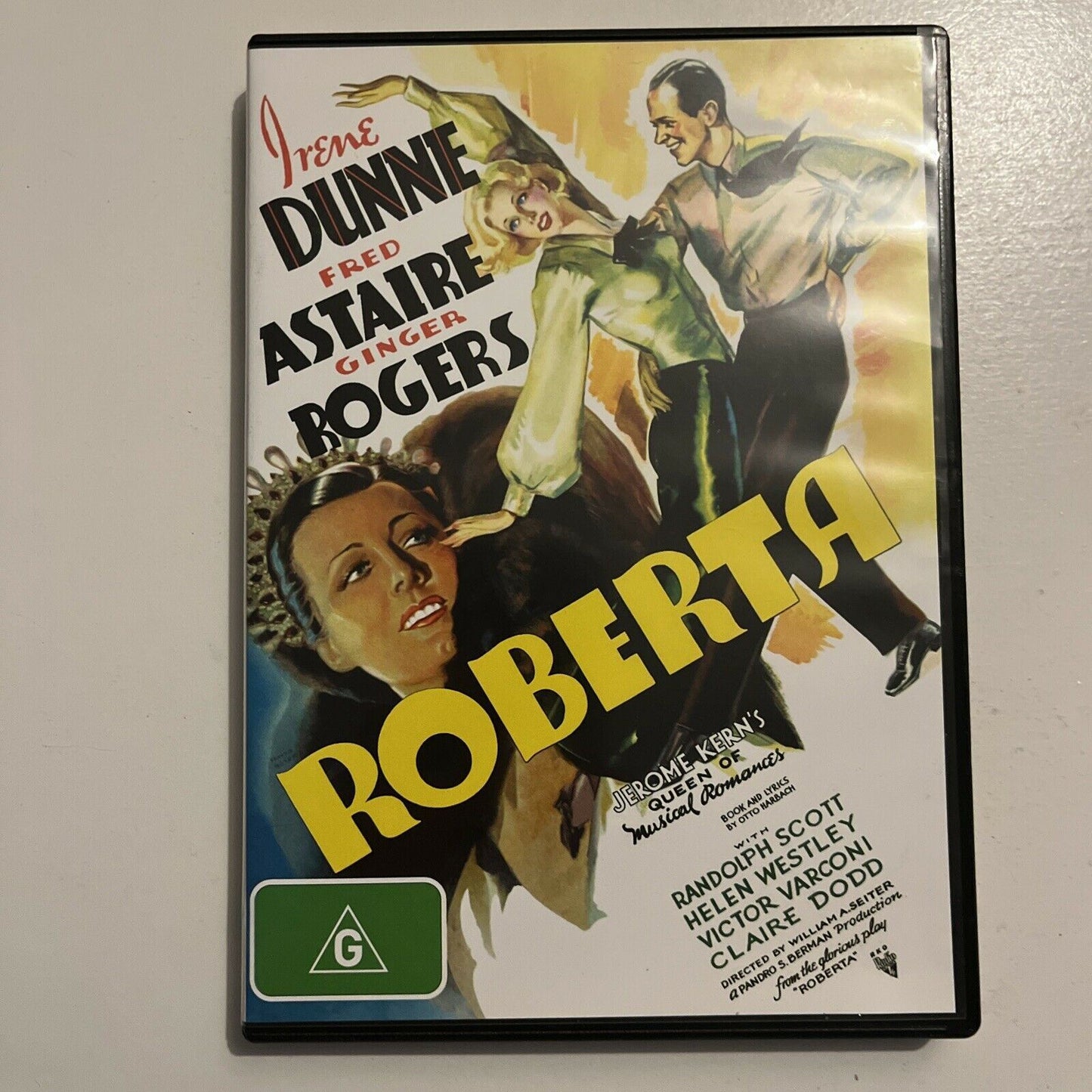 Fred Astaire: Roberta (DVD, 1935) Ginger Rogers, Irene Dunne. Region 4