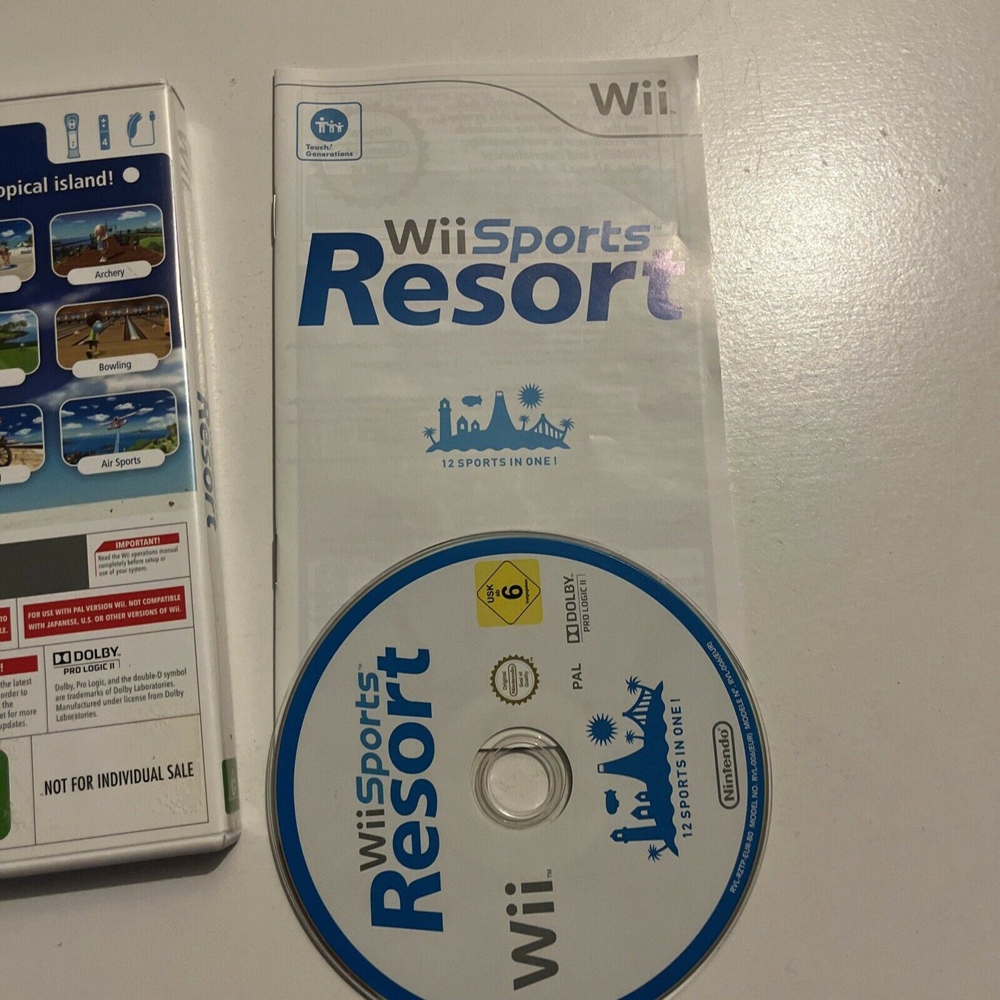 Wii Sports Resort - Nintendo Wii With Manual PAL