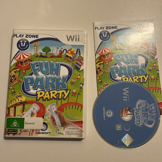 Fun Park Party - Nintendo Wii Game With Manual PAL