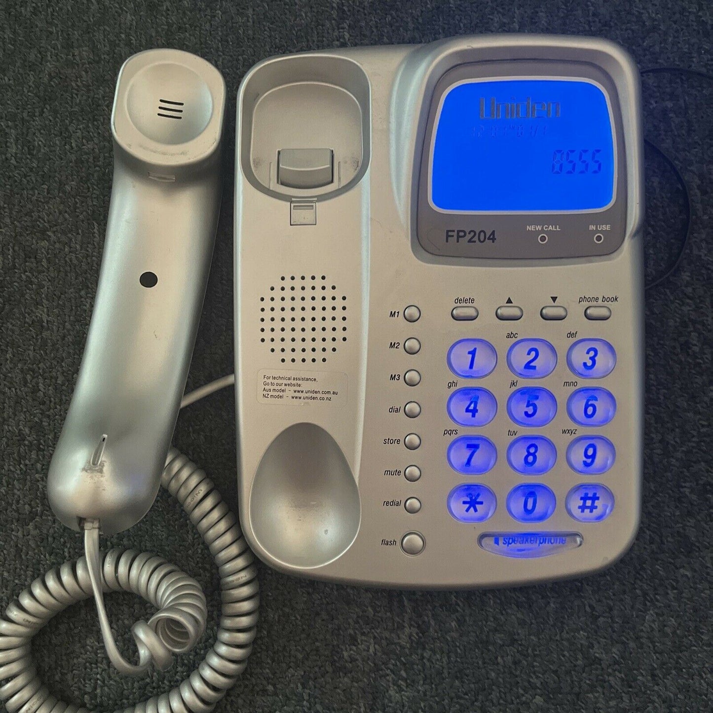 Uniden FP204 Wired Landline Telephone