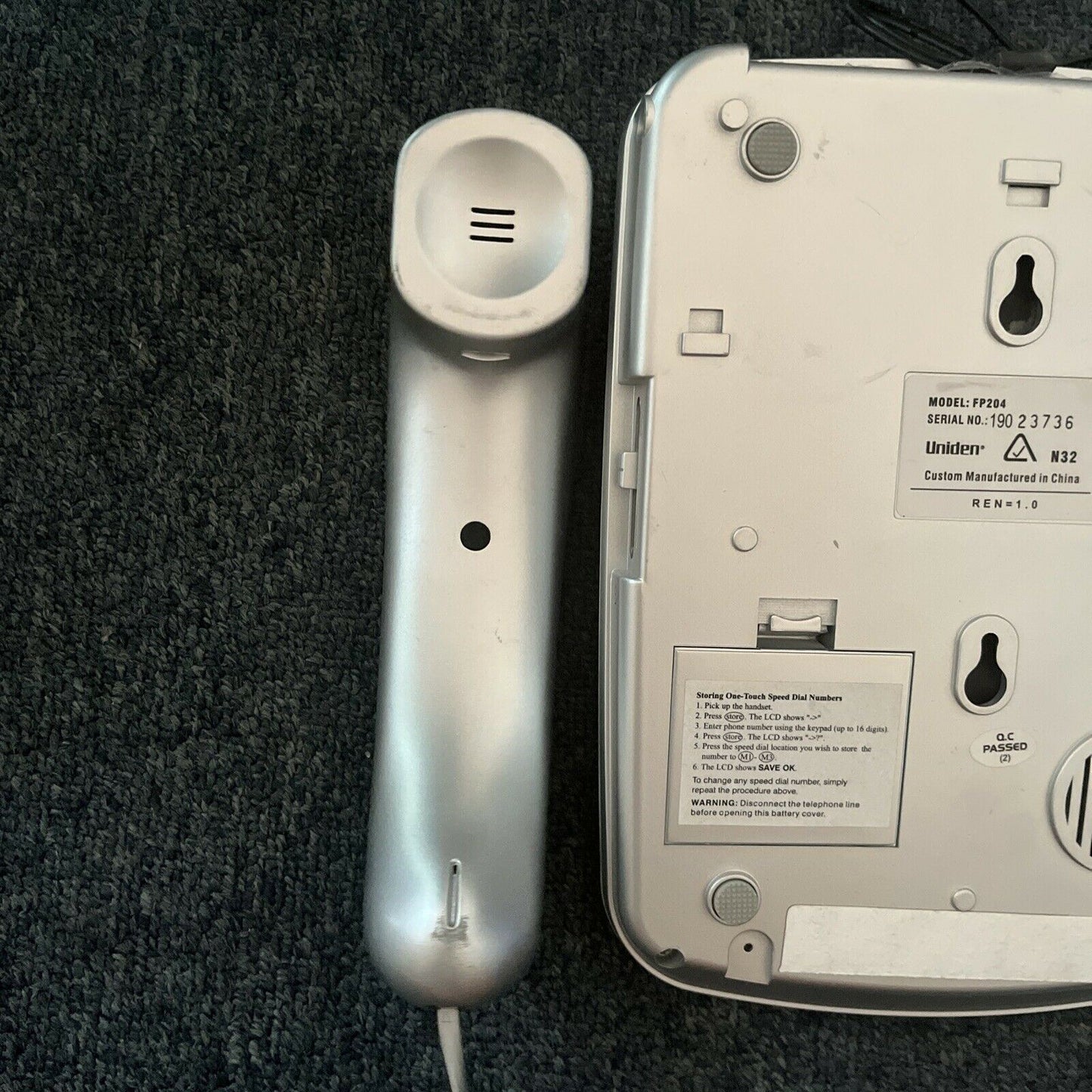 Uniden FP204 Wired Landline Telephone