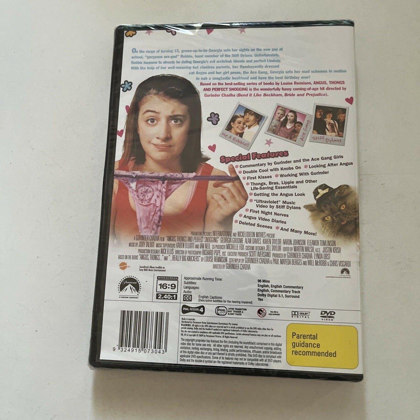 *New Sealed* Angus, Thongs and Perfect Snogging (DVD, 2009) Region 4