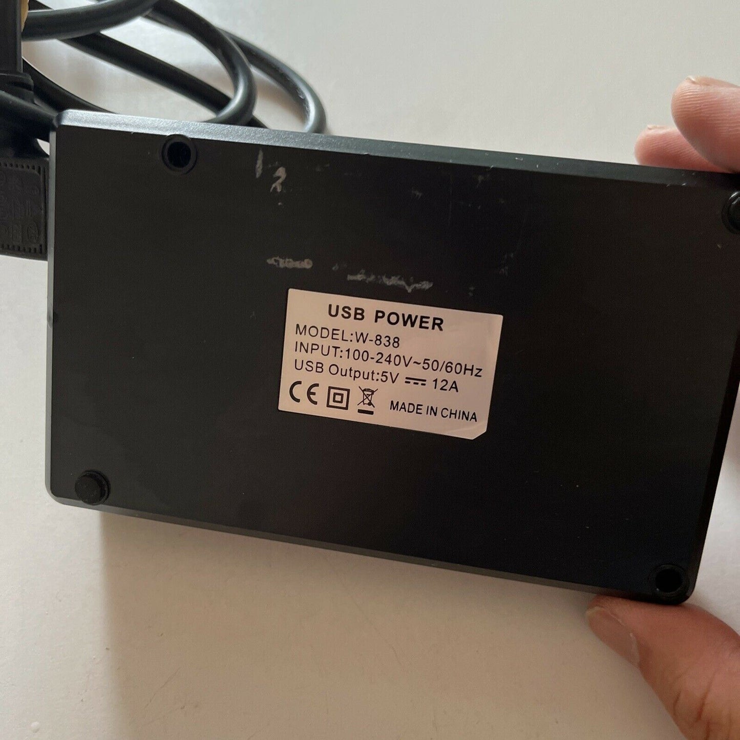 10 USB Output Port Power Adapter 5V Smart Fast Charger W-838