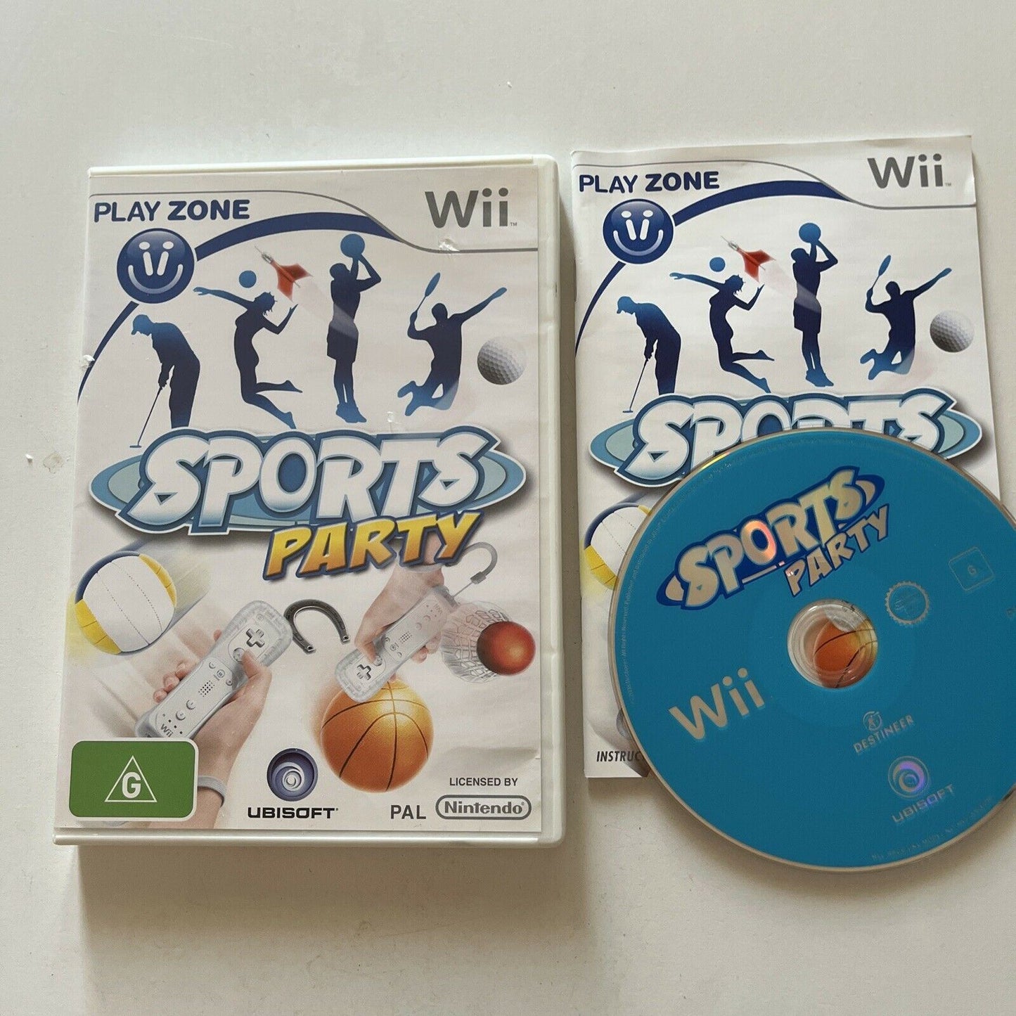 Sports Party - Nintendo Wii | Play Zone Manual Included PAL