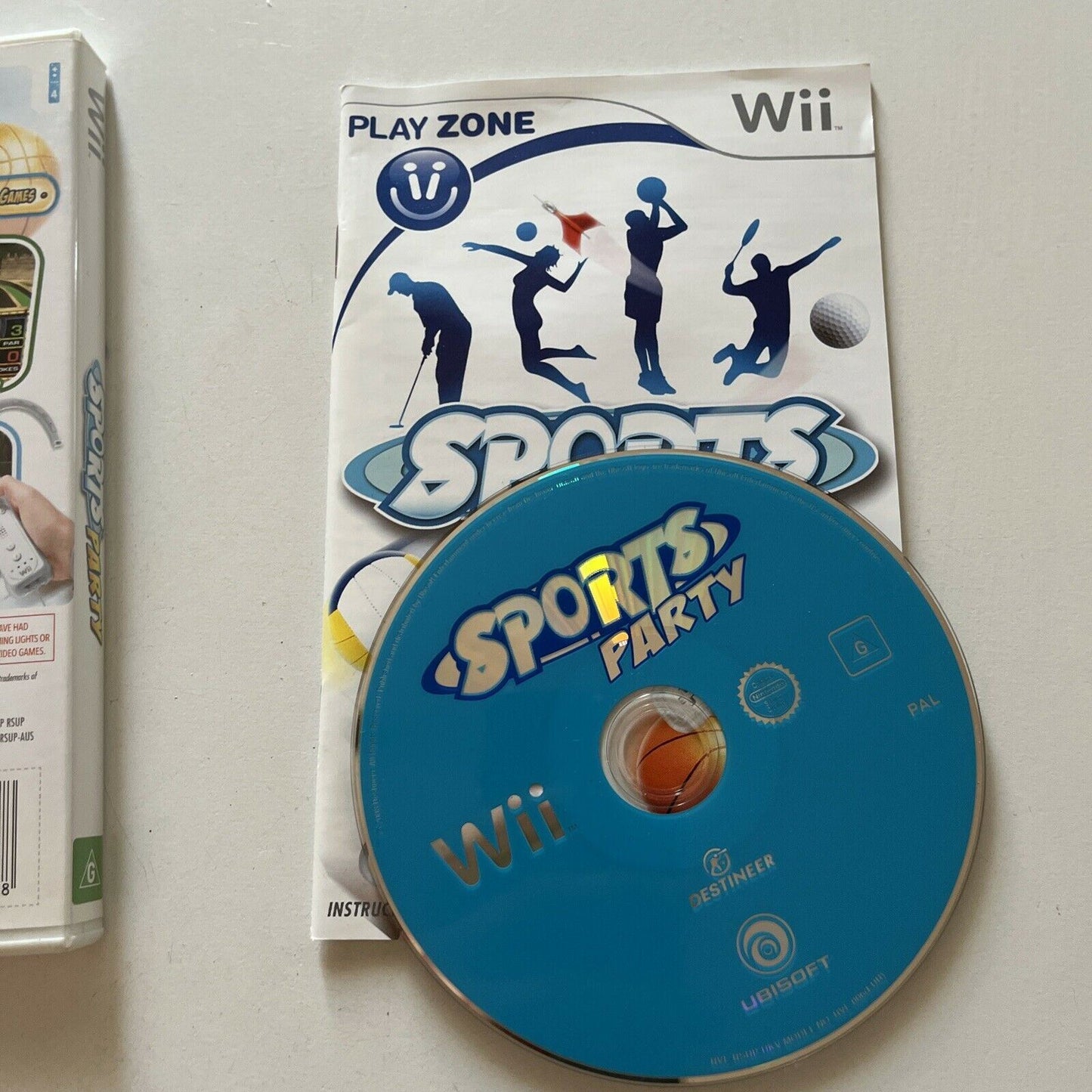 Sports Party - Nintendo Wii | Play Zone Manual Included PAL