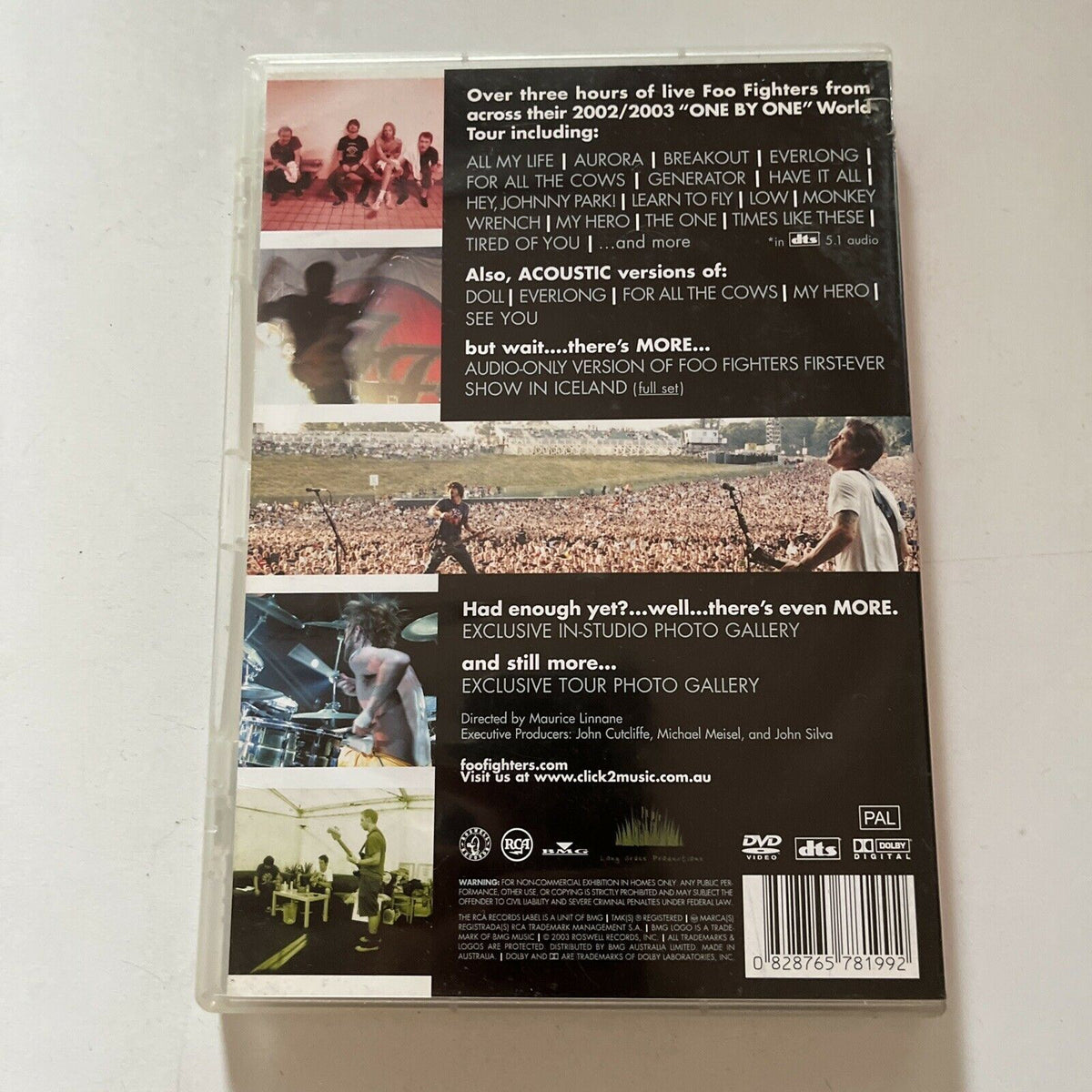 Everywhere but Home by Foo Fighters (DVD, Nov-2003) All Regions