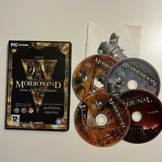 The Elder Scrolls III: Morrowind - Game Of The Year Edition 3-Pack PC CDROM