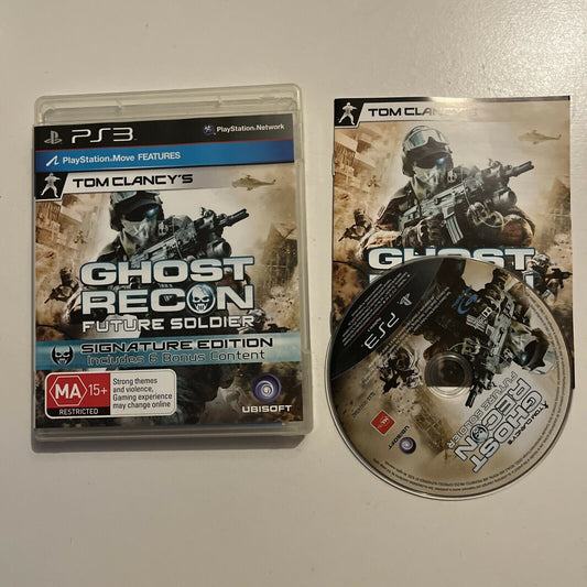 Tom Clancy's: Ghost Recon Future Soldier - Signature Edition - Sony PS3 Manual