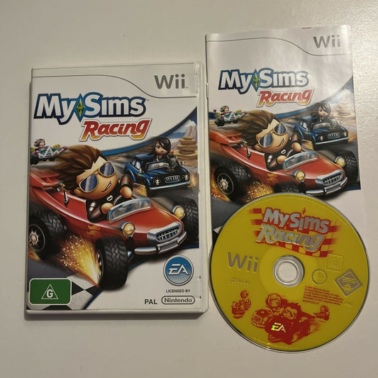 My Sims Racing - Nintendo Wii  With Manual PAL