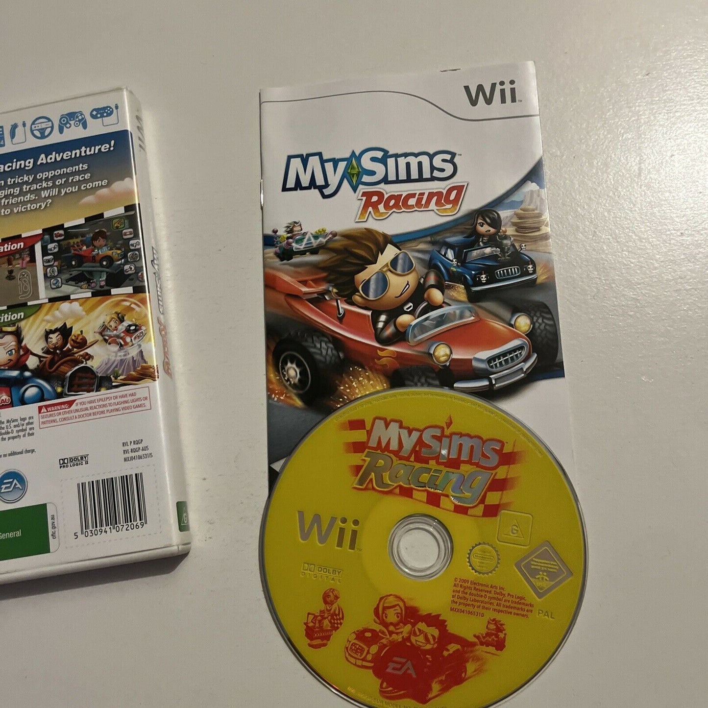 My Sims Racing - Nintendo Wii  With Manual PAL